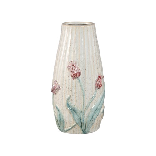 Beżowy wazon PTMD Yesley