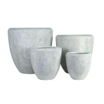 Kremowa donica PTMD Dashima