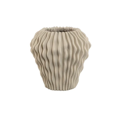 Beżowy wazon PTMD Barren