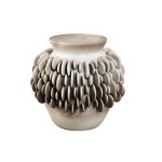 Beżowy wazon PTMD Wina